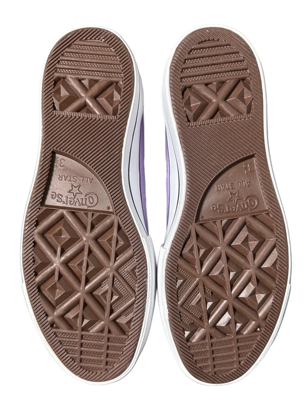 Converse Lavender Platform Low Top Sneakers - Picture 5 of 7